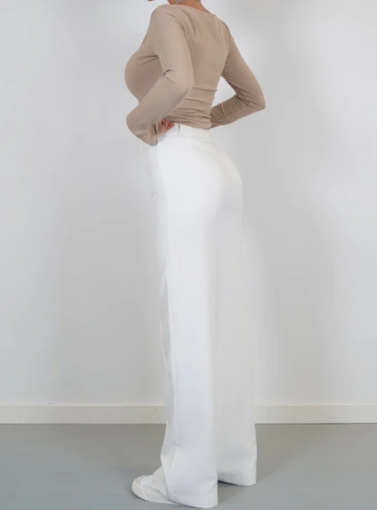 KAYLIE - CHIC WIDE LEG TROUSERS