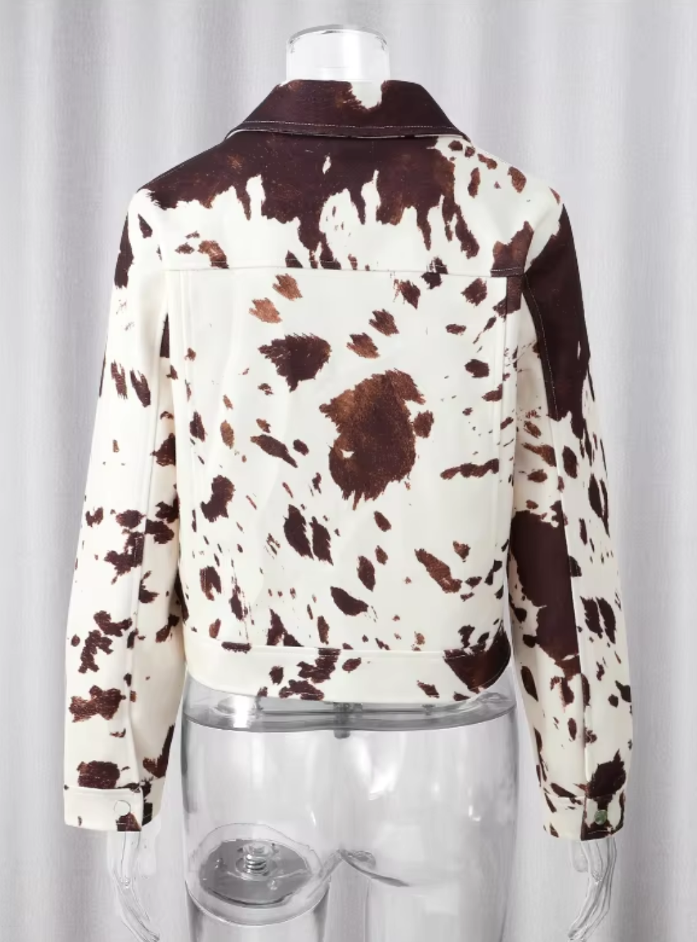 Maddie - cow print jacket