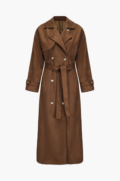 SIENNA - LUXE SUEDE TRENCH