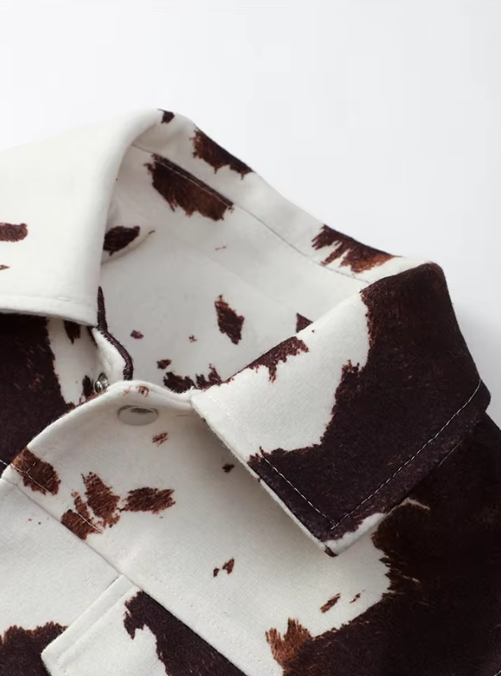 Maddie - cow print jacket