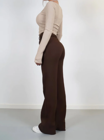 KAYLIE - CHIC WIDE LEG TROUSERS