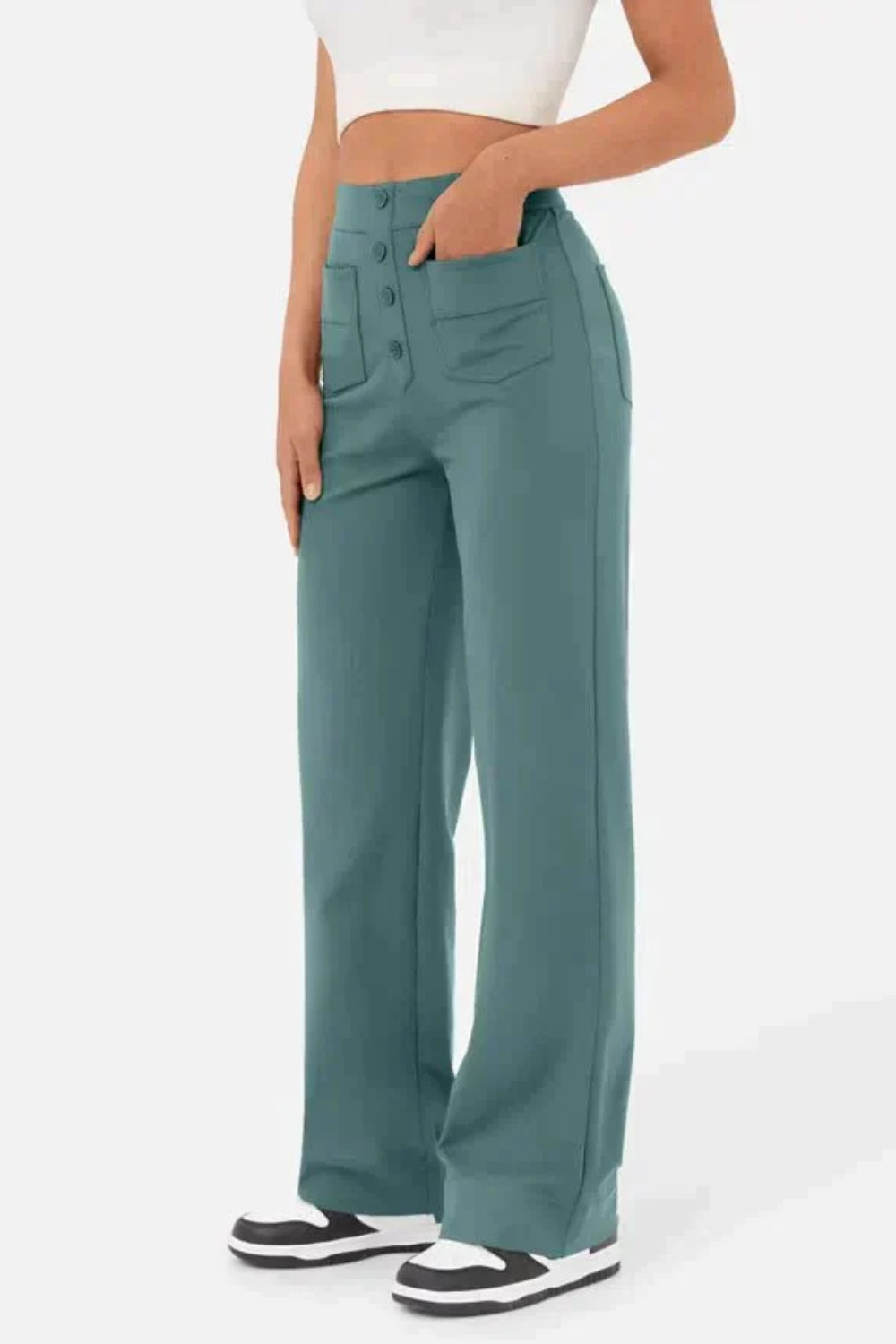 JANESSA - HIGH-WAIST PANTS