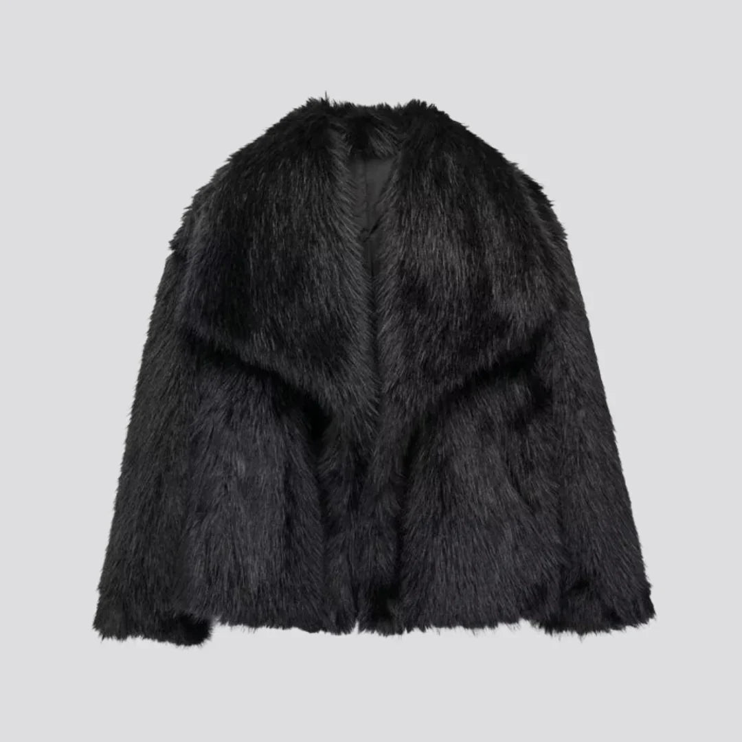 MARCELINE - FAUX FUR GLAM COAT