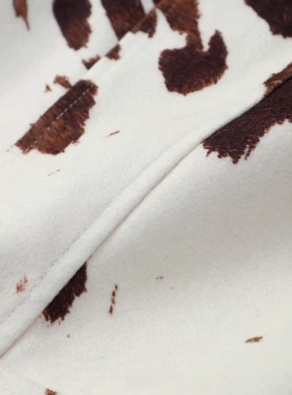 Maddie - cow print jacket