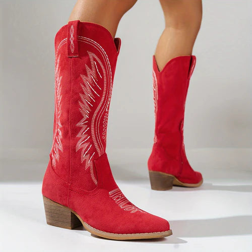 Western Knee-High Cowboy Boots