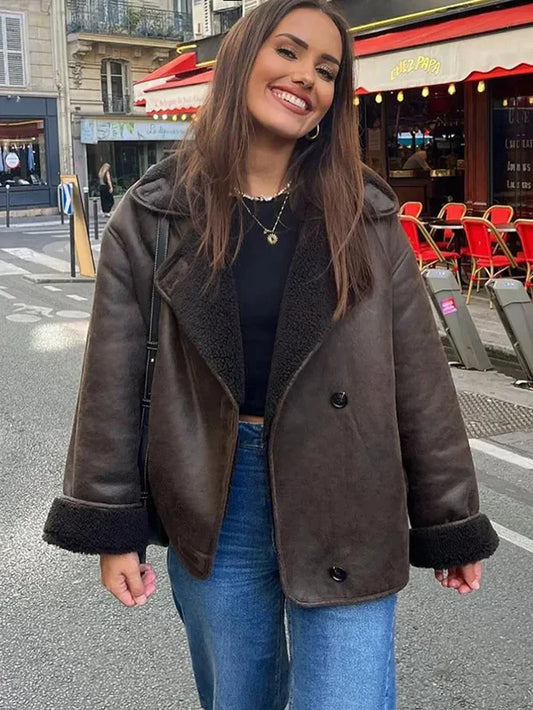 Double-Faced Shearling Jacket