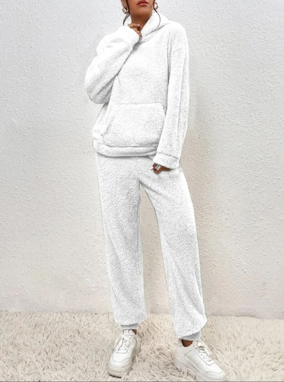 Fall Fleece Hoodie And Pants Set