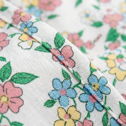 White Floral Midi Dress - Tiered Hem, Adjustable Straps, Tie Back