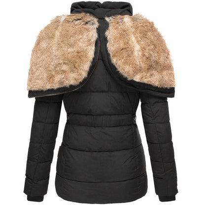 Faux Fur Trimmed Puffer Jacket