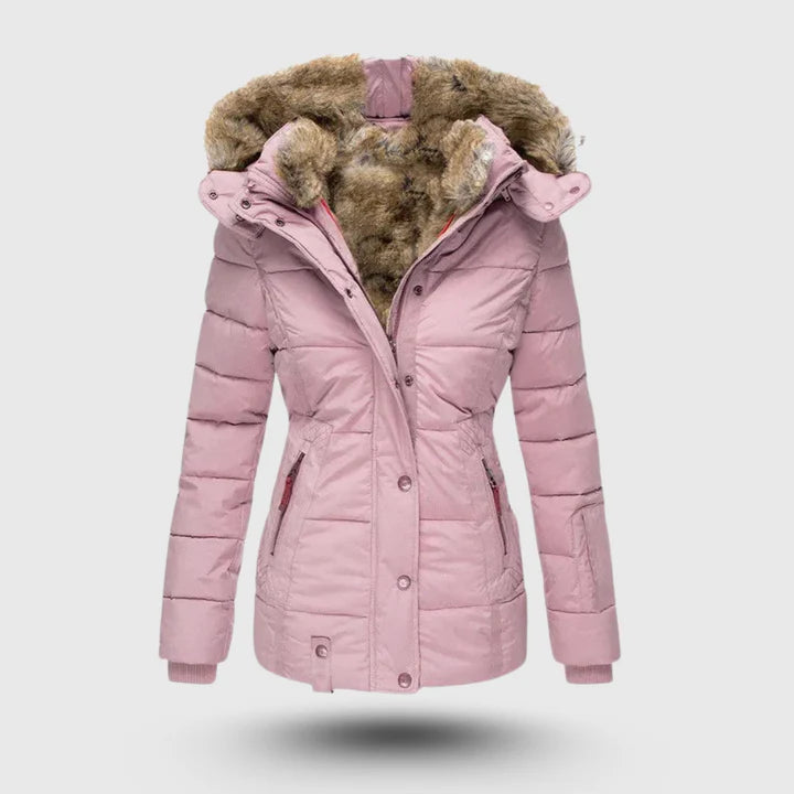 Faux Fur Trimmed Puffer Jacket