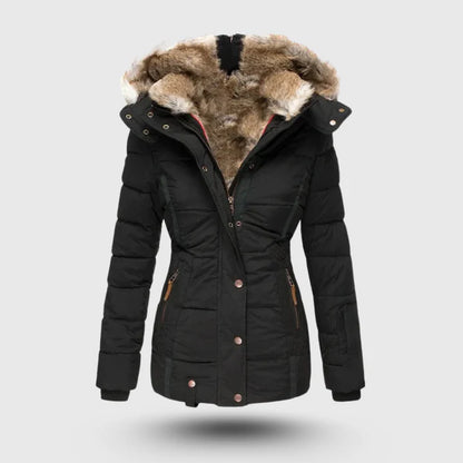 Faux Fur Trimmed Puffer Jacket