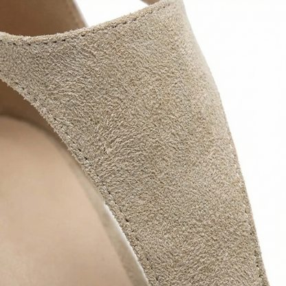 High Heel Sandals - Open Toe, Stable Heel, Anti-Slip Sole