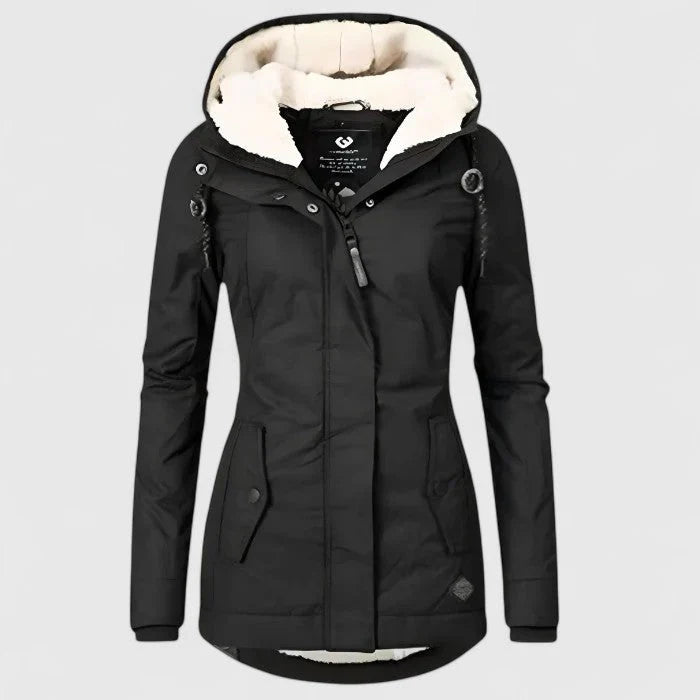 Hooded Fleece Lined Jacket