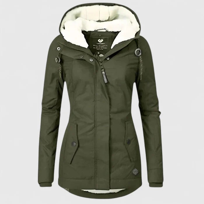 Hooded Fleece Lined Jacket