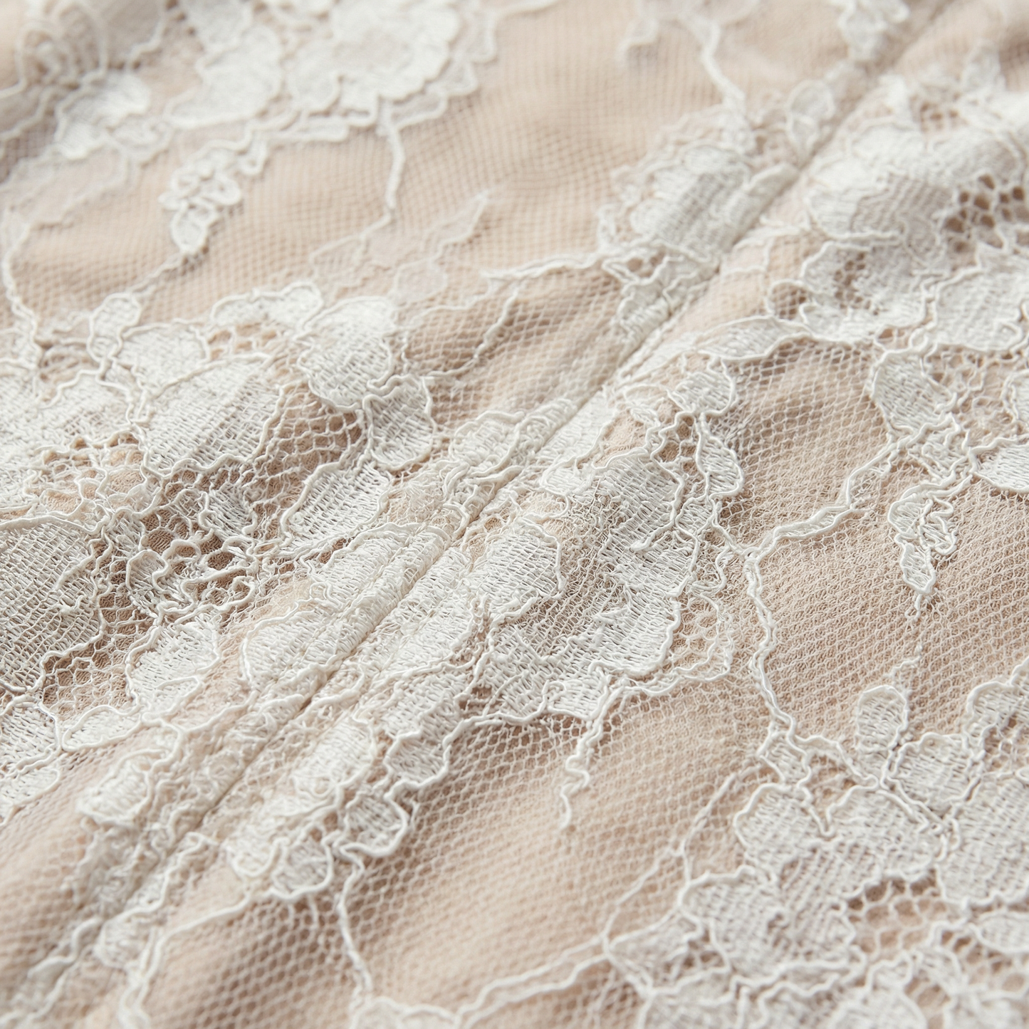 Lace Corset Maxi Dress - Floral Lace, Fitted Bodice, Elegant Silhouette