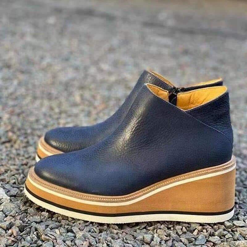 Fall Platform Zip Boots