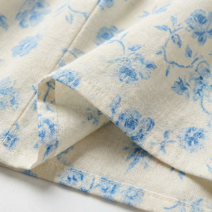 Floral Sleeveless Maxi Dress - Tie Straps, Smocked Back, Side Slit