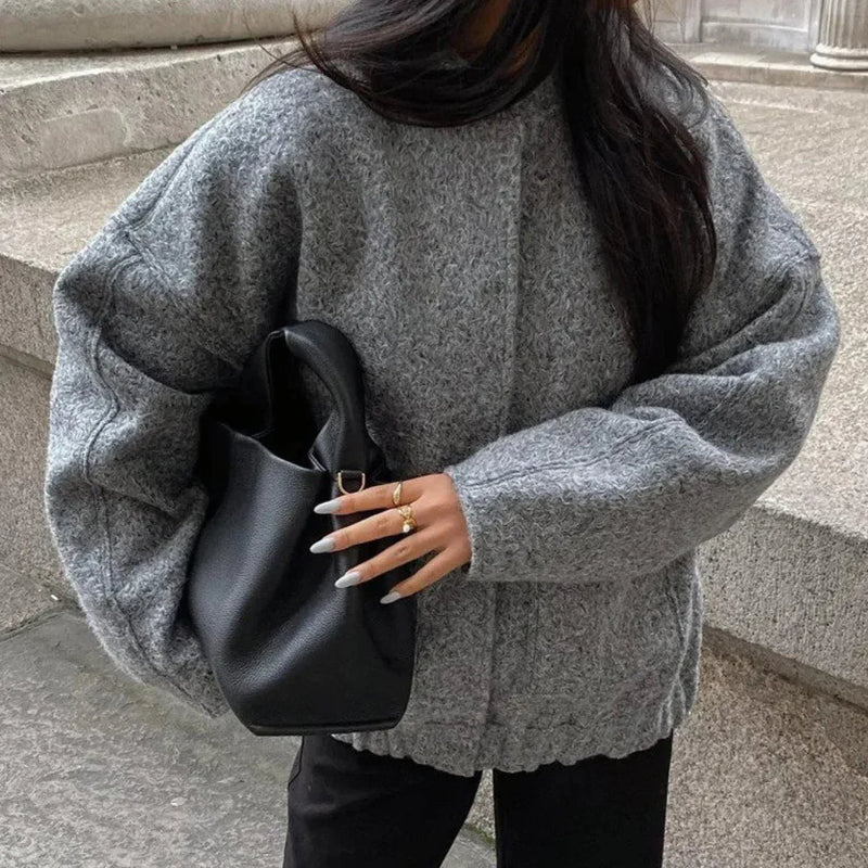 Oversized Button-Up Jacket
