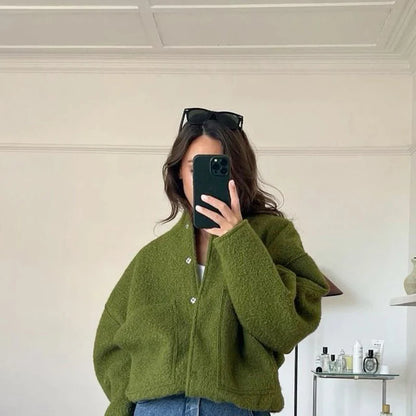 Oversized Button-Up Jacket