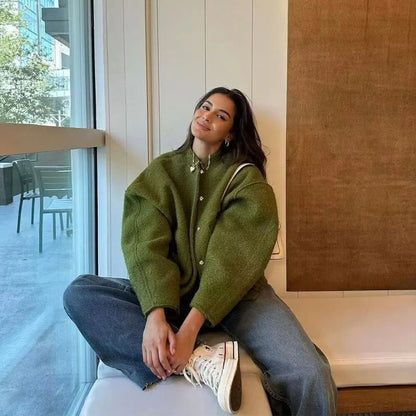 Oversized Button-Up Jacket