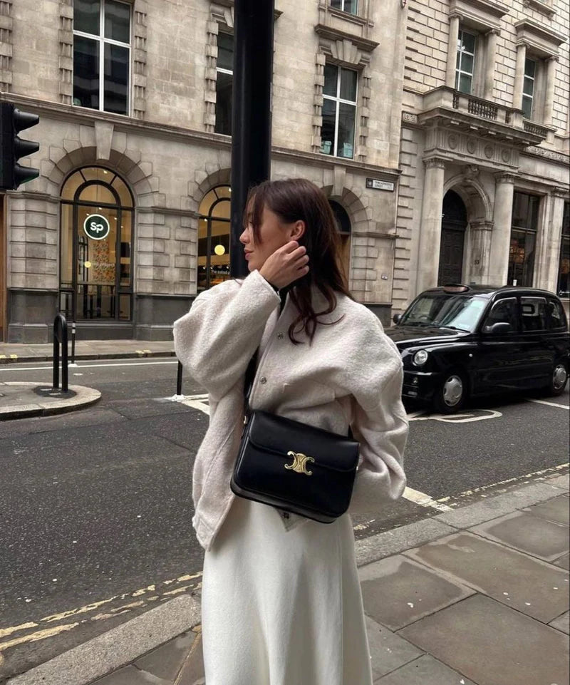 Oversized Button-Up Jacket