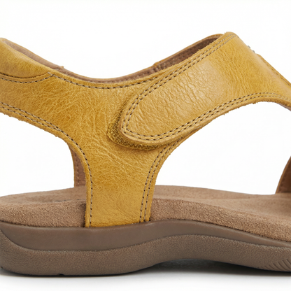 Orthopedic Support Sandals - Arch Support Footbed, Adjustable Velcro Straps, Non-Slip Sole
