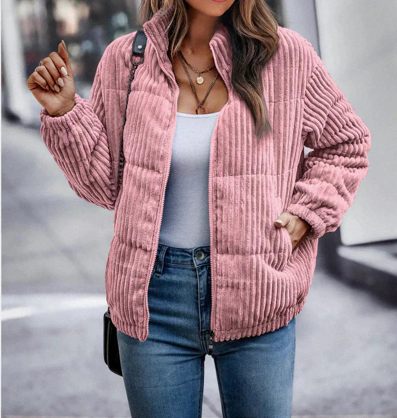 Corduroy Puffer Jacket