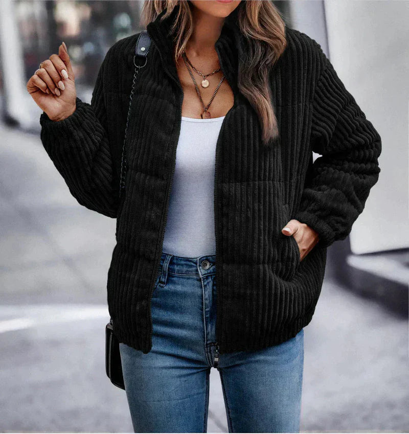 Corduroy Puffer Jacket