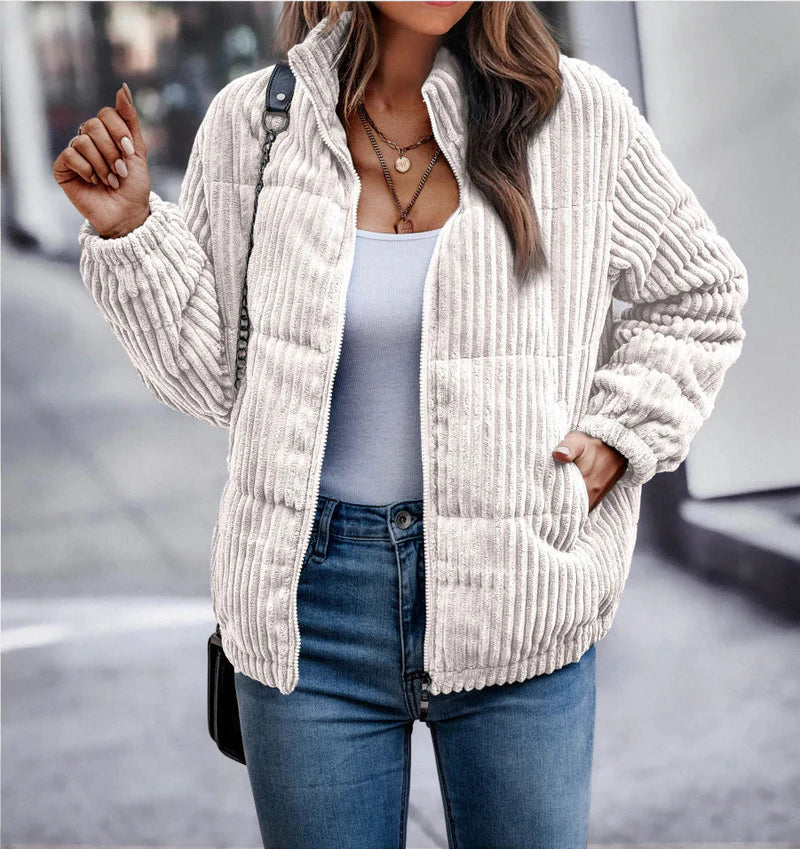 Corduroy Puffer Jacket