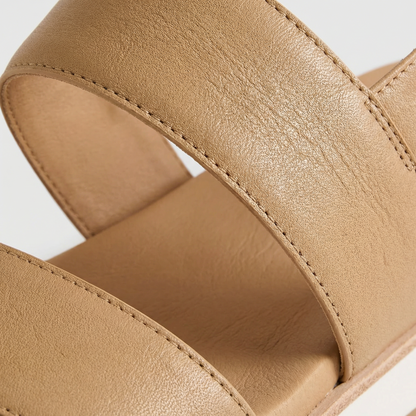 Platform Sandals - Italian Leather, Elevated Sole