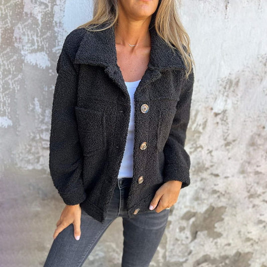 Sherpa Button Jacket