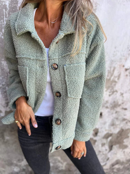 Sherpa Button Jacket