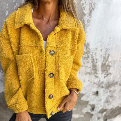 Sherpa Button Jacket