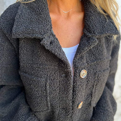 Sherpa Button Jacket
