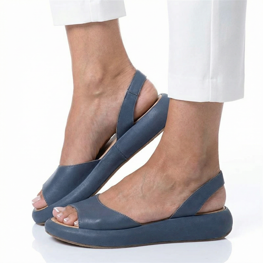 Summer Sandals - Casual Slip-On Style, Rubber Sole