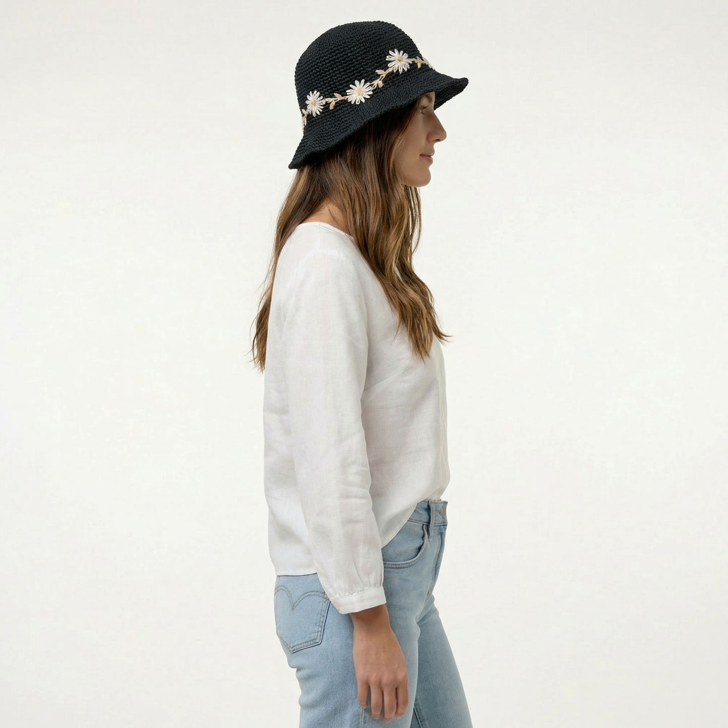 Sun Hat - Packable Cotton, UPF 35 Protection, Adjustable Wire Brim