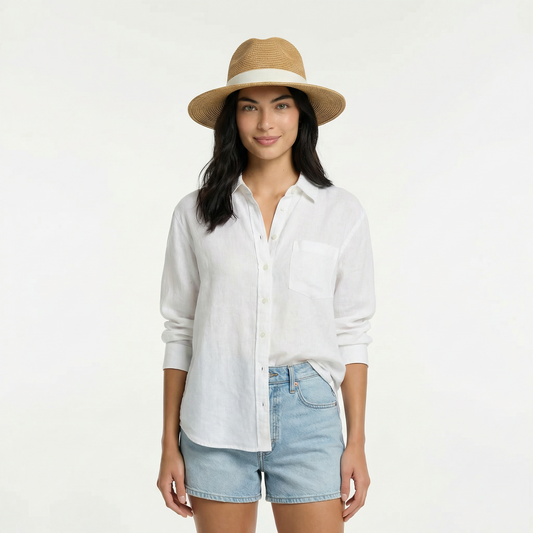 Wide Brim Sun Hat - Fedora Silhouette