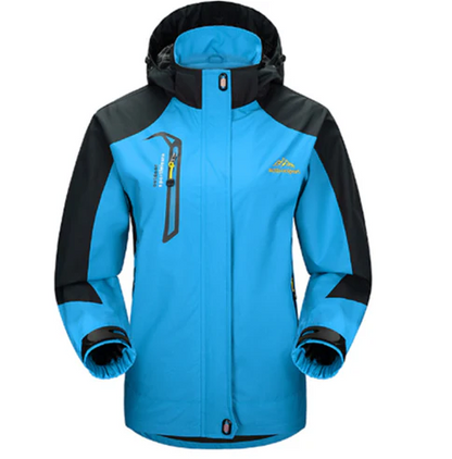 Women’s Outdoor Hooded Jacket – Adjustable Fit, Zip Closure, Pockets, Windproof