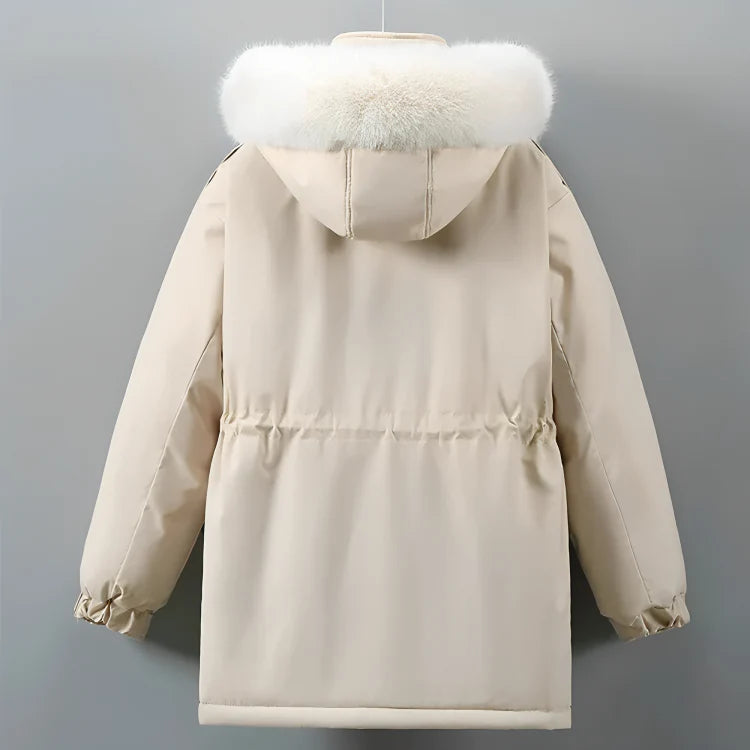Women’s Plush Lined Winter Parka – Fall-to-Winter Hooded Outerwear Layer