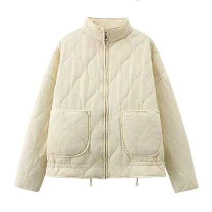 Women’s Quilted Jacket – Fall Outerwear in Lightweight Padded Fabric