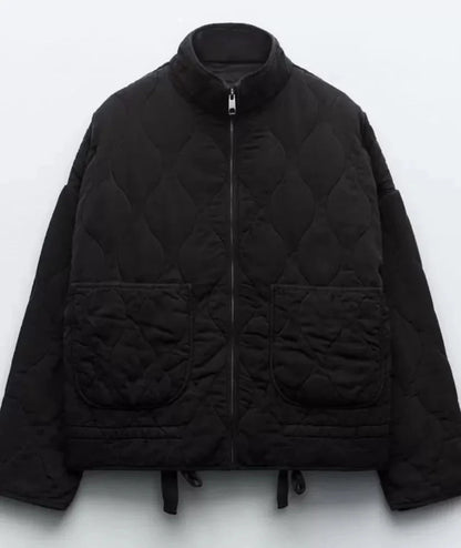 Women’s Quilted Jacket – Fall Outerwear in Lightweight Padded Fabric