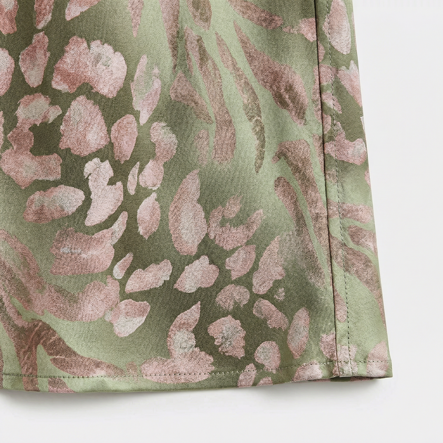 Wrap Midi Dress - V-Neck, Pleated Fit, Flowy Sleeves