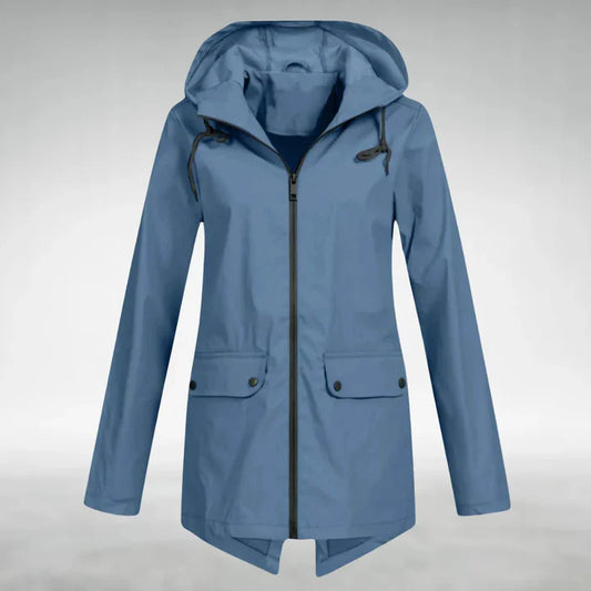 Hooded Zip Front Jacket