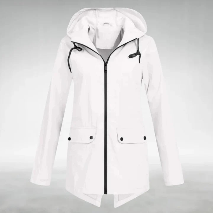 Hooded Zip Front Jacket