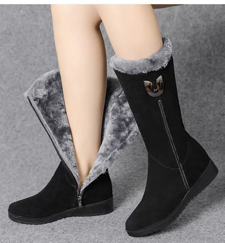 Fall Shearling-Lined Tall Boots