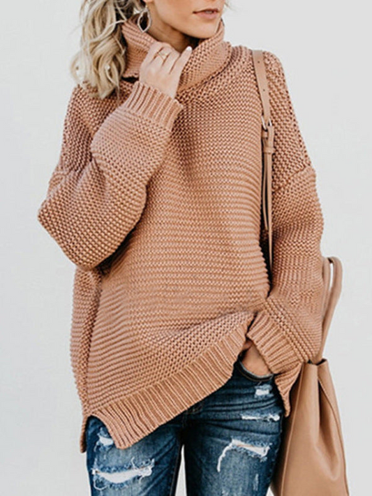 Fall Knit Turtleneck Sweater