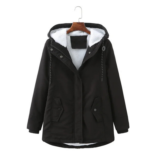 Hooded Parka Jacket For Fall