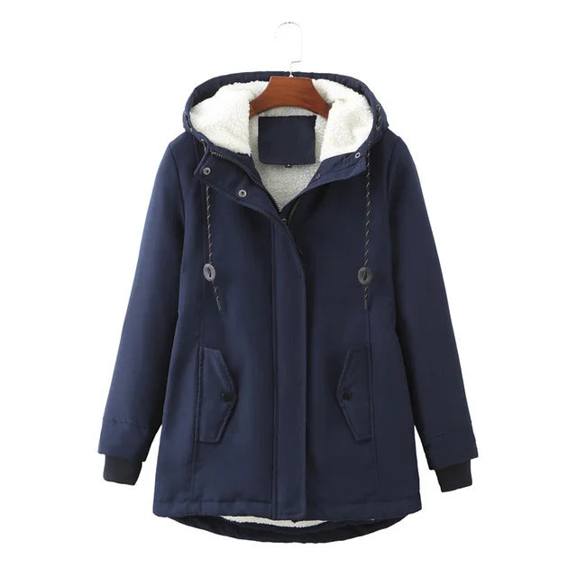 Hooded Parka Jacket For Fall