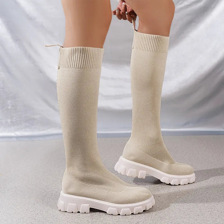 Knee-High Sock Boots