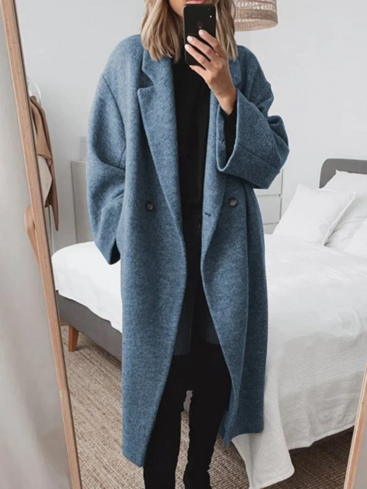 Oversized Wool Coat For Fall